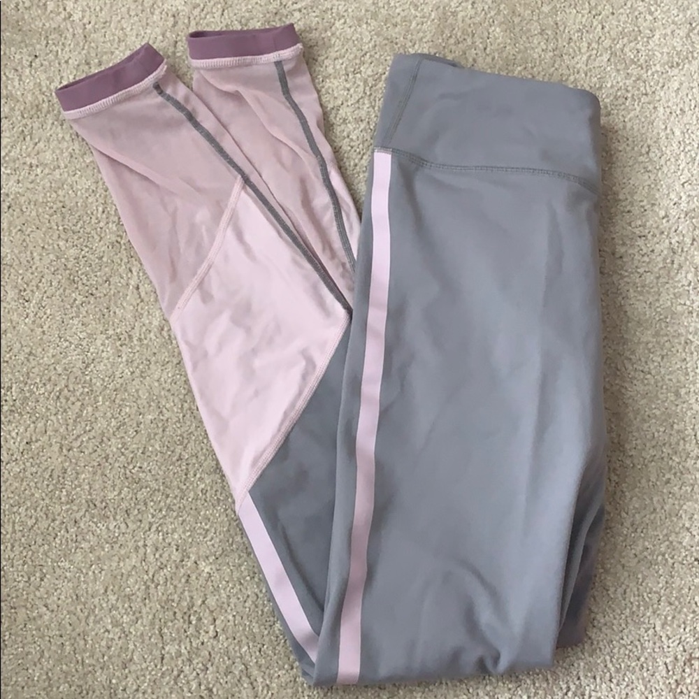 Pink and Grey Fabletics Leggings!